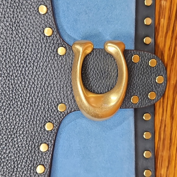 Coach Tabby Pacific Blue-Brass With Rivets - Picture 3 of 13